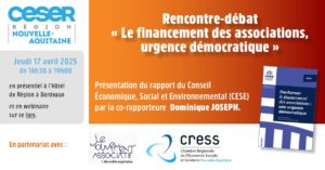 Invitation rencontre débat sur le financement associatif